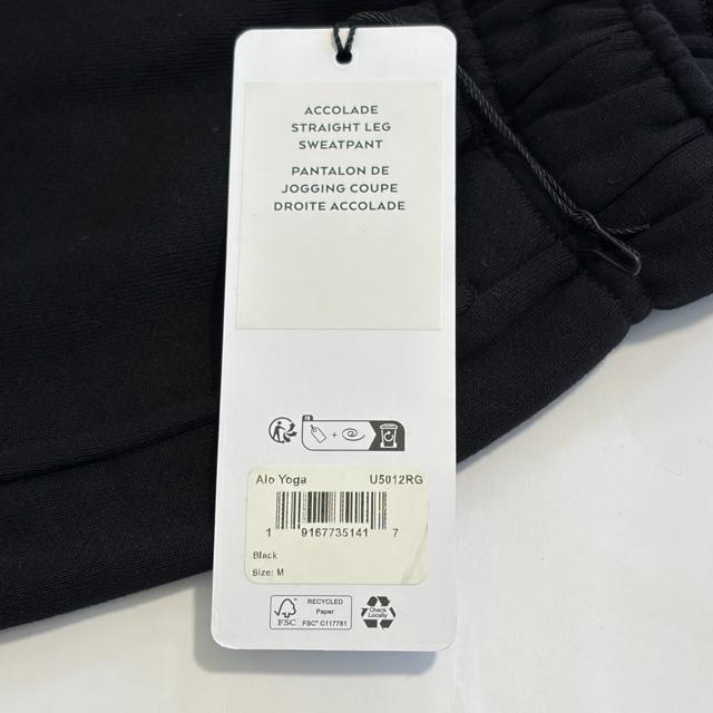 【未使用】AloYoga アコレードストレートレッグ スウェットパンツ ブラック ユニセックス < 女性ファッション 【未使用】AloYoga アコレードストレートレッグ スウェットパンツ ブラック ユニセックス < 女性ファッションの