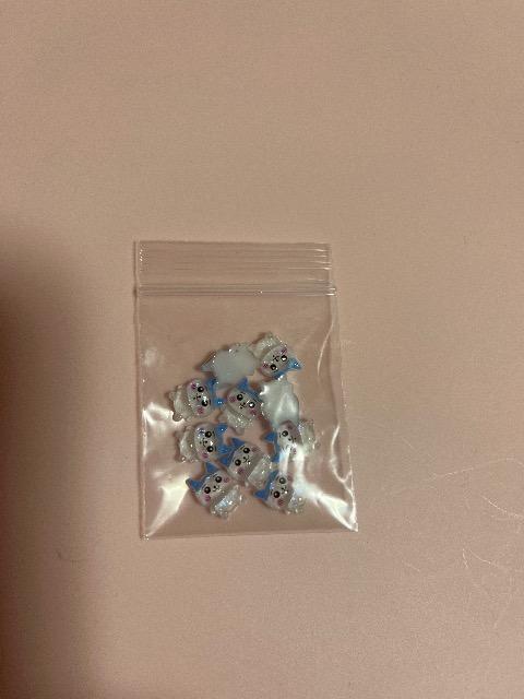 クリアハチワレ ネイルパーツ レジン デコパーツ < 香水/コスメ/ネイル クリアハチワレ ネイルパーツ レジン デコパーツ < 香水/コスメ/ネイルの