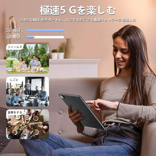 10.1�C���` �^�u���b�g�AWIFI���f�� �^�u���b�g�A8GB RAM+128GB ROM+512GB �g���A8�R�A CPU �� PC�{��/���Ӌ@��� 