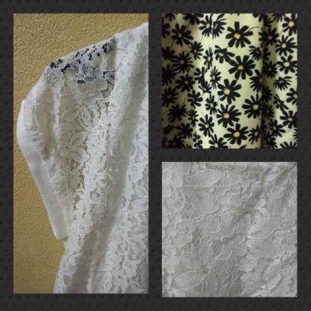 新品★レース切り替えワンピース/ネイビー < 女性ファッション  新品★レース切り替えワンピース/ネイビー < 女性ファッションの