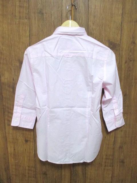 ☆ナノユニバース ブロード 7分袖シャツ/ピンク/メンズ/S☆新品 < ブランド  ☆ナノユニバース ブロード 7分袖シャツ/ピンク/メンズ/S☆新品 < ブランドの