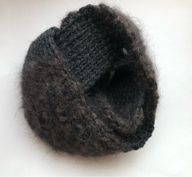 ハンドメイド スヌード モヘア &英国羊毛ウール100% 男女兼用 < 女性ファッション  ハンドメイド スヌード モヘア &英国羊毛ウール100% 男女兼用 < 女性ファッションの