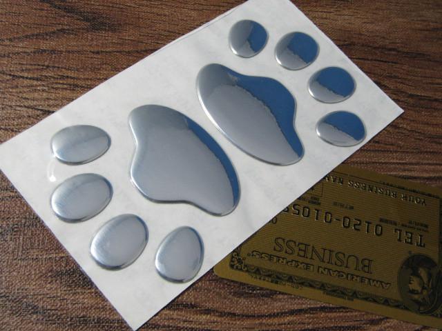 ● 送料無料! DOG 可愛いわんちゃん コーギー/ダックス 肉球 足跡型!セパレートタイプ デカール クロームメッキ仕様 新品! < 自動車/バイク ● 送料無料! DOG 可愛いわんちゃん コーギー/ダックス 肉球 足跡型!セパレートタイプ デカール クロームメッキ仕様 新品! < 自動車/バイク