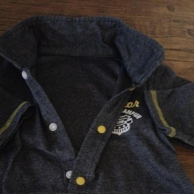 60〜70 ベビー服 デニム風 長袖長パン 美品 < キッズ/ベビー 60〜70 ベビー服 デニム風 長袖長パン 美品 < キッズ/ベビーの