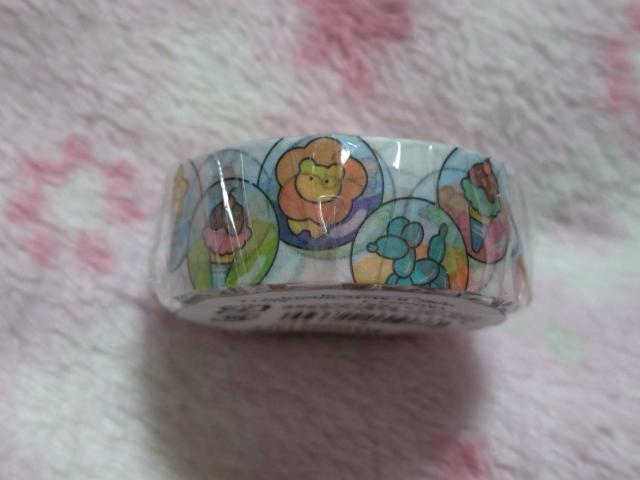 ★  マスキングテープ ☆ 丸の中に動物やアイス等 < インテリア/ライフ  ★  マスキングテープ ☆ 丸の中に動物やアイス等 < インテリア/ライフの