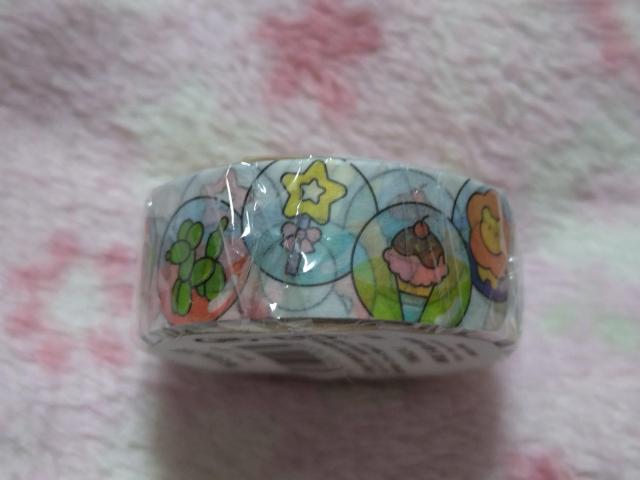 ★  マスキングテープ ☆ 丸の中に動物やアイス等 < インテリア/ライフ  ★  マスキングテープ ☆ 丸の中に動物やアイス等 < インテリア/ライフの