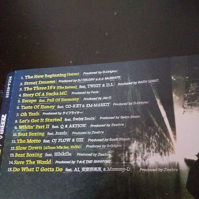 ZeebrawThe New BeginningxFUTURE SHOCK DL  CD/DVD/rfI 