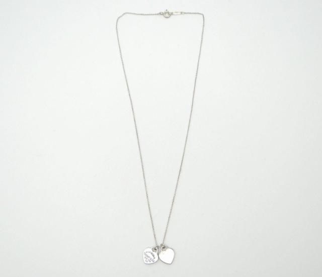 TIFFANY&CO. eBt@j[ ^[gD _un[g lbNX SV925 Vo[USEDyz  uh 