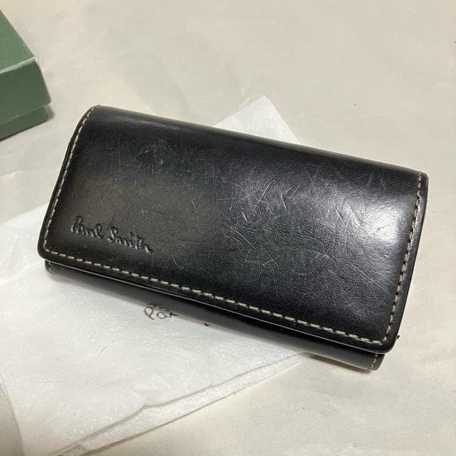 【Paul Smith / ポールスミス】 牛革 レザー / 4連キーケース 黒 < ブランド 【Paul Smith / ポールスミス】 牛革 レザー / 4連キーケース 黒 < ブランドの