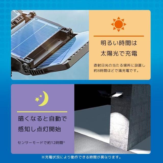 ★3面発光★ 人感センサーライト リモコン付 LED IP65 防水 防塵 < インテリア/ライフ  ★3面発光★ 人感センサーライト リモコン付 LED IP65 防水 防塵 < インテリア/ライフの