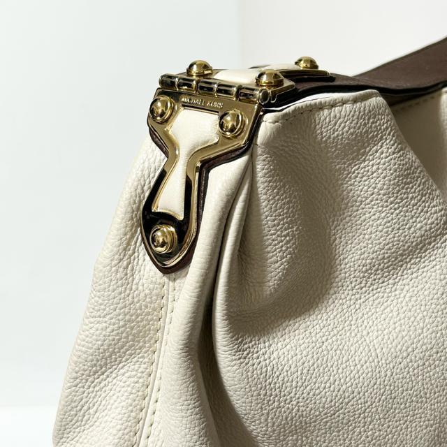 美品 MICHAEL KORS マイケルコース ワンショルダーバッグ レザー ホワイト 35T8GJPL3L < ブランド 美品 MICHAEL KORS マイケルコース ワンショルダーバッグ レザー ホワイト 35T8GJPL3L < ブランドの