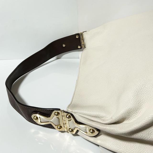 美品 MICHAEL KORS マイケルコース ワンショルダーバッグ レザー ホワイト 35T8GJPL3L < ブランド 美品 MICHAEL KORS マイケルコース ワンショルダーバッグ レザー ホワイト 35T8GJPL3L < ブランドの