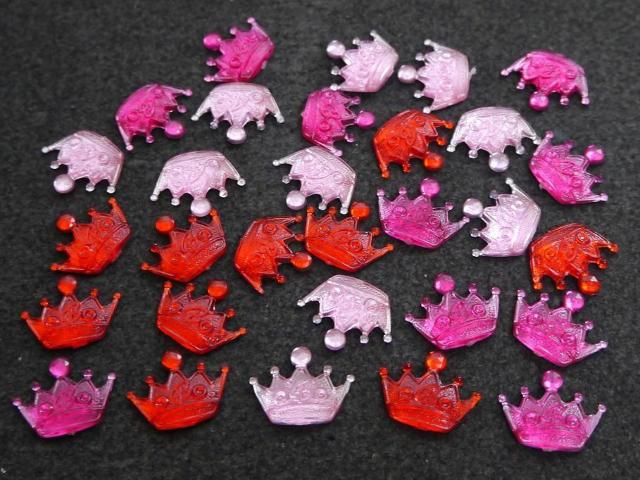 新品 アクセサリー手芸パーツ アクリル王冠ティアラ パーツ 30個 < 香水/コスメ/ネイル 新品 アクセサリー手芸パーツ アクリル王冠ティアラ パーツ 30個 < 香水/コスメ/ネイルの