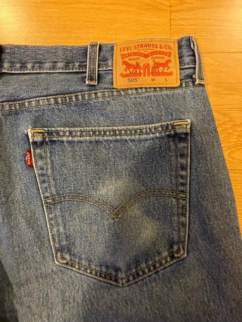 LEVI�fS ���[�o�C�X 505�X�g���[�g�f�j�� �傫��sizeW40used �� �u�����h�� 