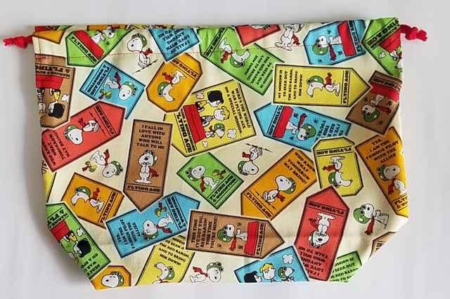 【本日限定】★ 69K  お弁当入れ巾着 SNOOPY (^o^) ハンドメイド < キッズ/ベビー  【本日限定】★ 69K  お弁当入れ巾着 SNOOPY (^o^) ハンドメイド  < キッズ/ベビーの