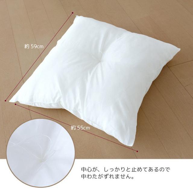 座布団 中身 日本製 約55×59cm 国産品 座ふとん ザブトン < インテリア/ライフ  座布団 中身 日本製 約55×59cm 国産品 座ふとん ザブトン < インテリア/ライフの