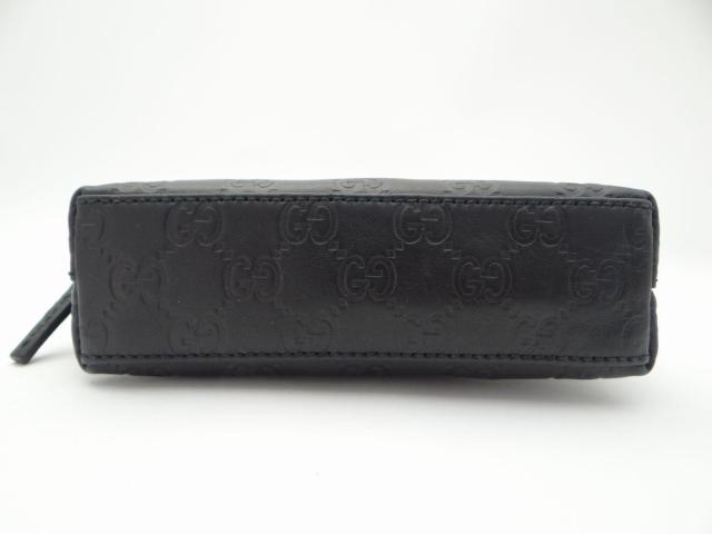 GUCCI グッチ 272367 グッチシマ レザー ポーチ ブラック<USED>【送料無料】 < ブランド GUCCI グッチ 272367 グッチシマ レザー ポーチ ブラック<USED>【送料無料】 < ブランドの