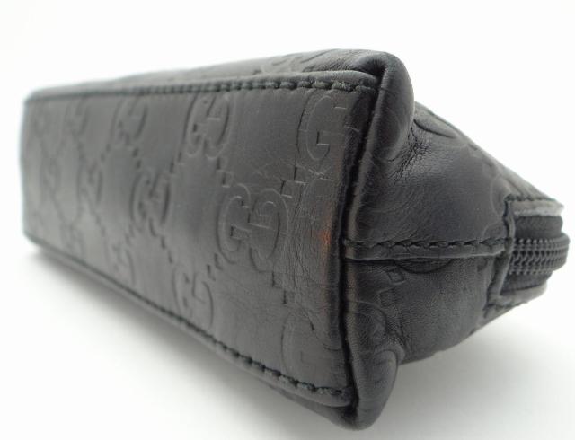 GUCCI グッチ 272367 グッチシマ レザー ポーチ ブラック<USED>【送料無料】 < ブランド GUCCI グッチ 272367 グッチシマ レザー ポーチ ブラック<USED>【送料無料】 < ブランドの
