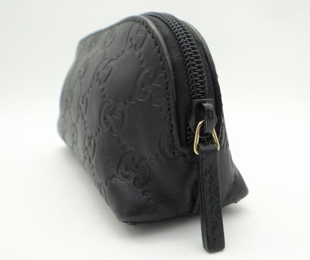 GUCCI グッチ 272367 グッチシマ レザー ポーチ ブラック<USED>【送料無料】 < ブランド GUCCI グッチ 272367 グッチシマ レザー ポーチ ブラック<USED>【送料無料】 < ブランドの