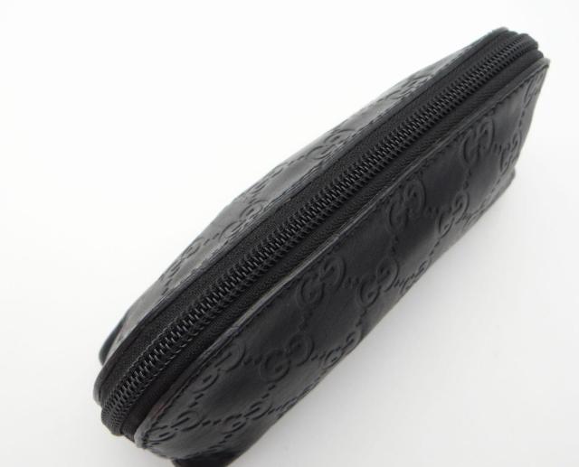 GUCCI グッチ 272367 グッチシマ レザー ポーチ ブラック<USED>【送料無料】 < ブランド GUCCI グッチ 272367 グッチシマ レザー ポーチ ブラック<USED>【送料無料】 < ブランドの