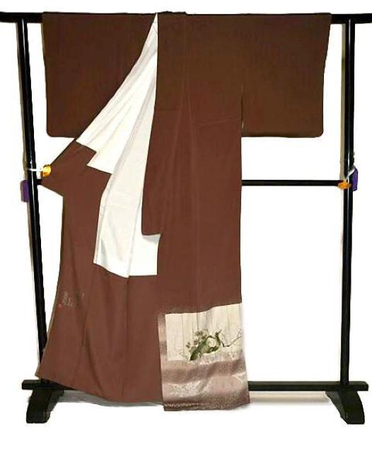 【最高峰】新品同様 京友禅作家【松尾光琳】暈し染め 銀彩 光琳桃山百雙 1つ紋 色留袖 身丈163.5cm 裄67cm T3433 < 女性ファッション  【最高峰】新品同様 京友禅作家【松尾光琳】暈し染め 銀彩 光琳桃山百雙 1つ紋 色留袖 身丈163.5cm 裄67cm T3433 < 女性ファッションの