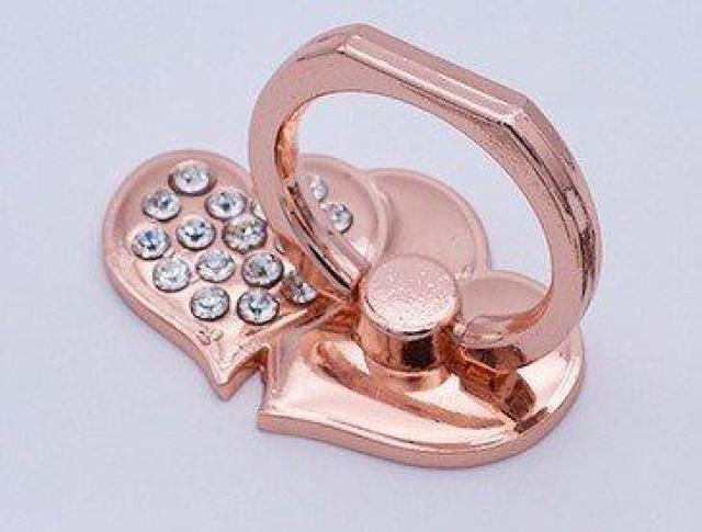 【新品】ハート型スマホリング ローズゴールド < 家電/AV  【新品】ハート型スマホリング ローズゴールド  < 家電/AVの