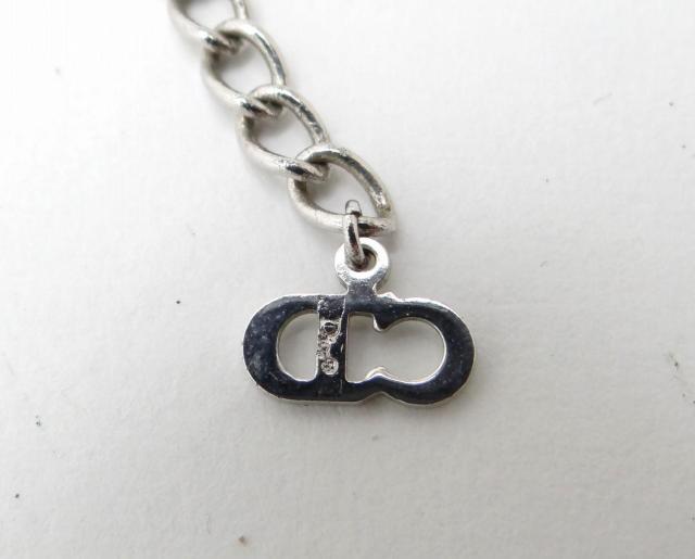 Christian Dior �f�B�I�[�� Dior���S �l�b�N���X �`���[�J�[ �V���o�[��USED���y���������z �� �u�����h�� 