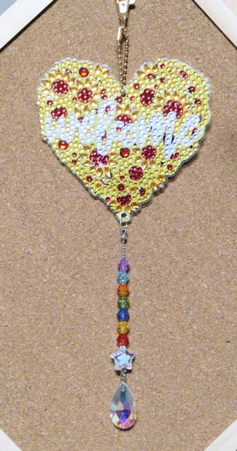 ダイヤモンドアート★ヒマワリのwelcomeサンキャッチャー < インテリア/ライフ ダイヤモンドアート★ヒマワリのwelcomeサンキャッチャー < インテリア/ライフの