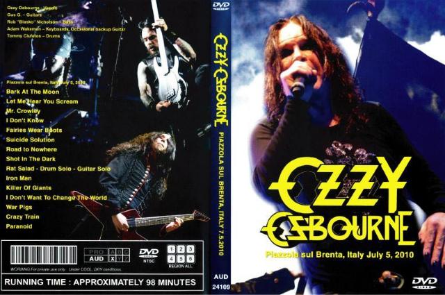 OZZY OSBOURNE PIAZZOLA SUL BRENTA 2010 IW[   CD/DVD/rfI 