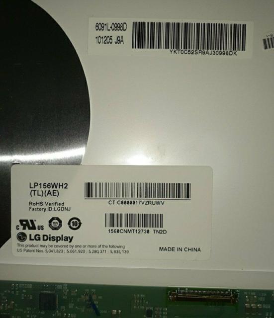 【保守部品】LP156WH2(TL)(AE) 光沢液晶パネル < 家電/AV  【保守部品】LP156WH2(TL)(AE) 光沢液晶パネル < 家電/AVの