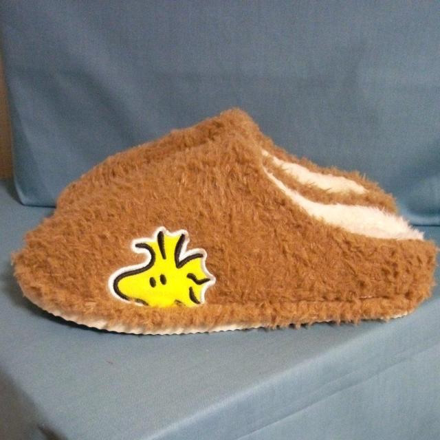 スヌーピー刺繍ルームスリッパ ブラウン < アニメ/コミック/キャラクター スヌーピー刺繍ルームスリッパ ブラウン < アニメ/コミック/キャラクターの