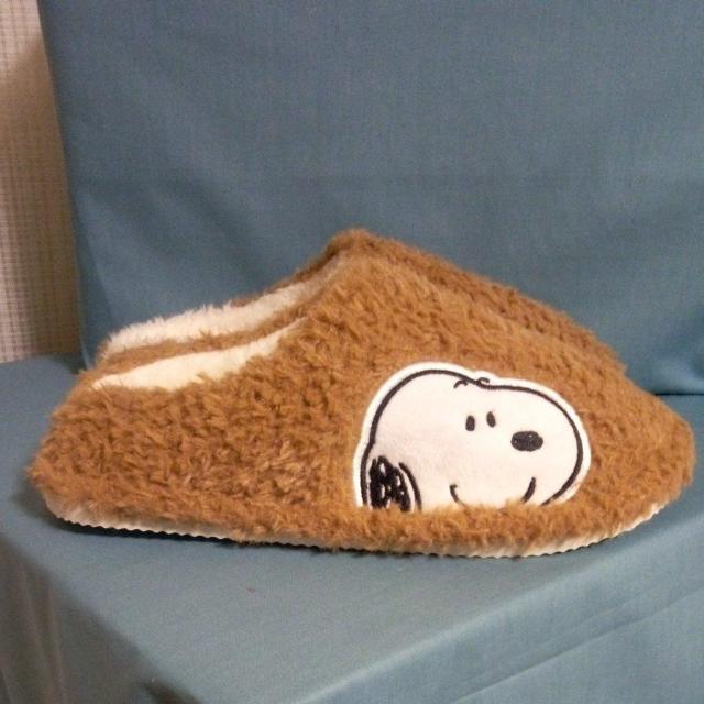 スヌーピー刺繍ルームスリッパ ブラウン < アニメ/コミック/キャラクター スヌーピー刺繍ルームスリッパ ブラウン < アニメ/コミック/キャラクターの