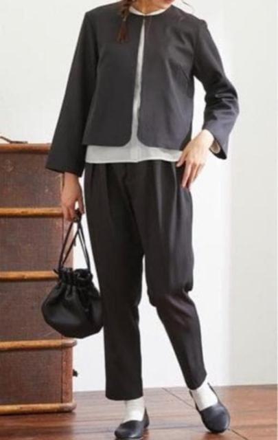新品☆3L黒無地おしゃれパンツスーツ3点setセレモニーにも22990円をR133 < 女性ファッション 新品☆3L黒無地おしゃれパンツスーツ3点setセレモニーにも22990円をR133 < 女性ファッションの