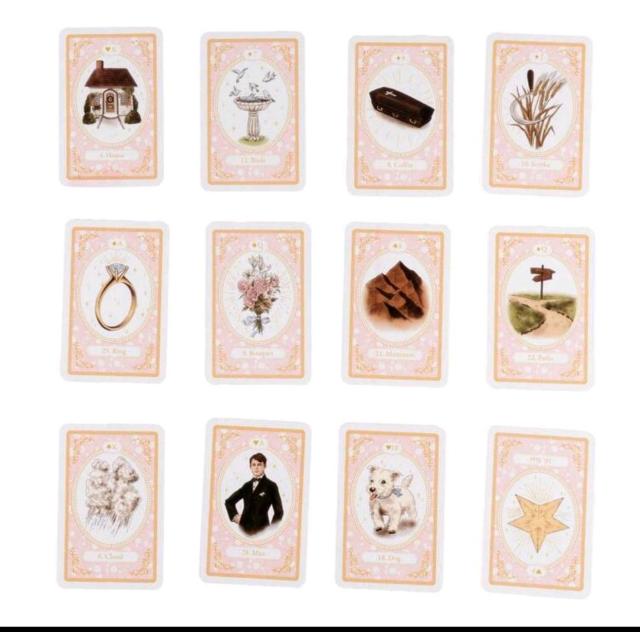 Heart Rose Lenormand ハートローズルノルマンカード 36枚 デッキ ピンク 占い < 本/雑誌 Heart Rose Lenormand ハートローズルノルマンカード 36枚 デッキ ピンク 占い < 本/雑誌の