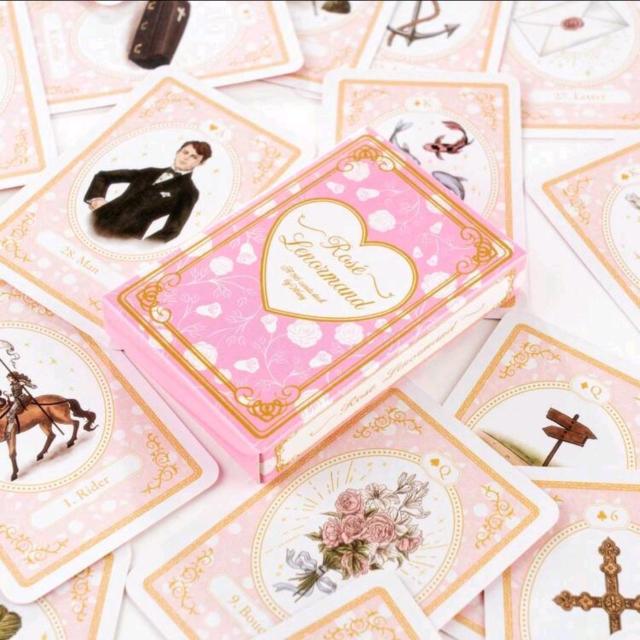 Heart Rose Lenormand ハートローズルノルマンカード 36枚 デッキ ピンク 占い < 本/雑誌 Heart Rose Lenormand ハートローズルノルマンカード 36枚 デッキ ピンク 占い < 本/雑誌の
