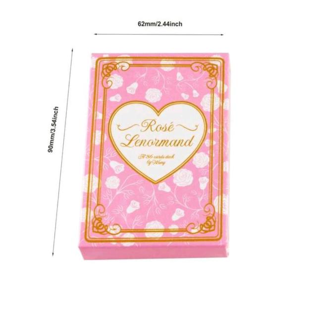 Heart Rose Lenormand ハートローズルノルマンカード 36枚 デッキ ピンク 占い < 本/雑誌 Heart Rose Lenormand ハートローズルノルマンカード 36枚 デッキ ピンク 占い < 本/雑誌の