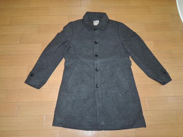 新品ナノユニバースnano・universeメルトン地コートM灰 < ブランド 新品ナノユニバースnano・universeメルトン地コートM灰 < ブランドの