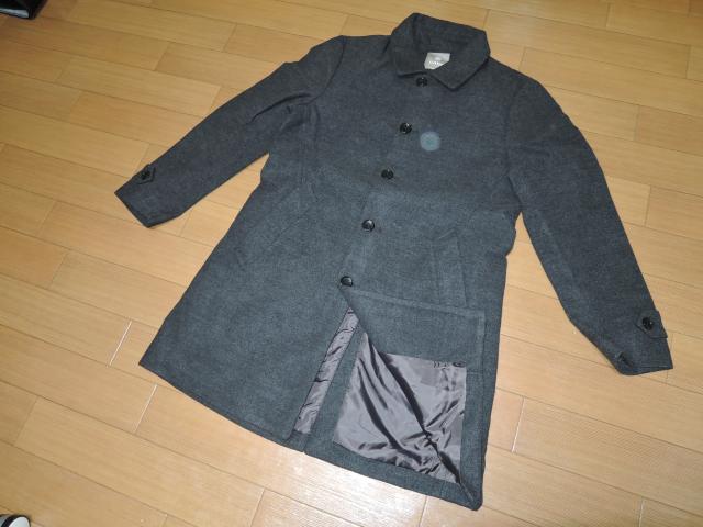 新品ナノユニバースnano・universeメルトン地コートM灰 < ブランド 新品ナノユニバースnano・universeメルトン地コートM灰 < ブランドの