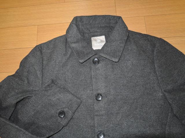 新品ナノユニバースnano・universeメルトン地コートM灰 < ブランド 新品ナノユニバースnano・universeメルトン地コートM灰 < ブランドの