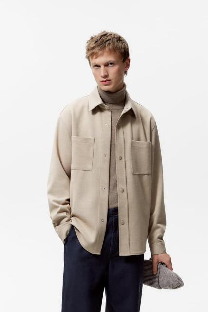 ☆ZARA ザラ ポケット コンフォート シャツジャケット オーバーサイズ/メンズ/S☆新品☆2022新作モデル < ブランド ☆ZARA ザラ ポケット コンフォート シャツジャケット オーバーサイズ/メンズ/S☆新品☆2022新作モデル < ブランドの