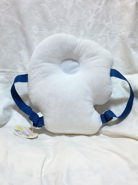 【スヌーピー】☆ベビーガードクッション☆ブルー☆ベビーが背負って頭をガード☆ < キッズ/ベビー  【スヌーピー】☆ベビーガードクッション☆ブルー☆ベビーが背負って頭をガード☆ < キッズ/ベビーの