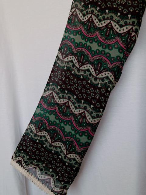 φJR コルザ 長袖 総柄 プリント チュニック ワンピース M N2m < ブランド φJR コルザ 長袖 総柄 プリント チュニック ワンピース M N2m < ブランドの