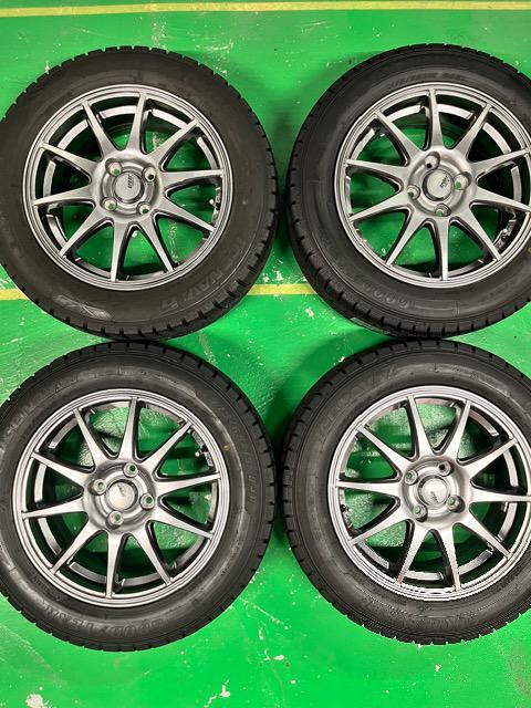 0192024)中古国産グッドイヤースタッドレスタイヤ4本美品アルミホイールセットコンパクトカーサイズ175/65R15送料無料 < 自動車/バイク 0192024)中古国産グッドイヤースタッドレスタイヤ4本美品アルミホイールセットコンパクトカーサイズ175/65R15送料無料 < 自動車/バイク