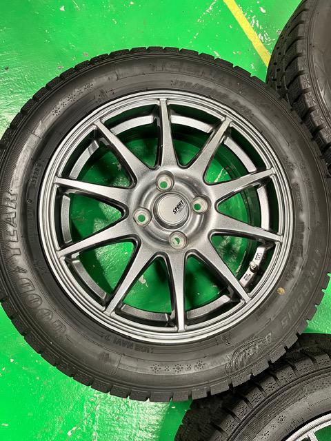0192024)中古国産グッドイヤースタッドレスタイヤ4本美品アルミホイールセットコンパクトカーサイズ175/65R15送料無料 < 自動車/バイク 0192024)中古国産グッドイヤースタッドレスタイヤ4本美品アルミホイールセットコンパクトカーサイズ175/65R15送料無料 < 自動車/バイク
