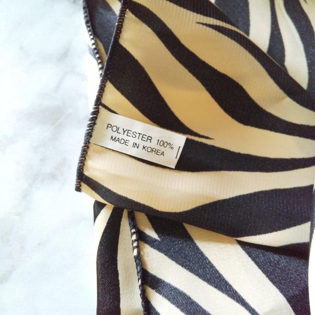 DZZL★ゼブラ柄★スカーフ★新品 bagなどに【ヴィンテージ】 < 女性ファッション  DZZL★ゼブラ柄★スカーフ★新品 bagなどに【ヴィンテージ】 < 女性ファッションの