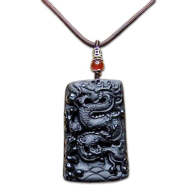 迫力満点天然石昇龍精工彫りオブシディアン銀925付きネックレスA3-8-002RZa < 男性アクセサリー/時計  迫力満点天然石昇龍精工彫りオブシディアン銀925付きネックレスA3-8-002RZa  < 男性アクセサリー/時計の