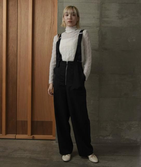 新品☆Amiur(エミレ)ツイルフロントジッパーオーバーオール☆ < 女性ファッション 新品☆Amiur(エミレ)ツイルフロントジッパーオーバーオール☆ < 女性ファッションの