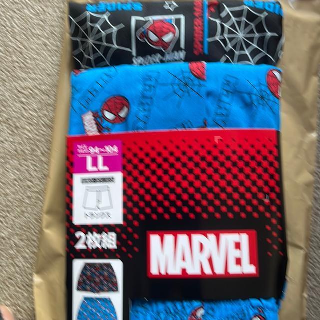 LLサイズ!2枚セット!高貴紳士的!スパイダーマン!MARVEL!前開きあり!ボタン付き!トランクス! < 男性ファッション  LLサイズ!2枚セット!高貴紳士的!スパイダーマン!MARVEL!前開きあり!ボタン付き!トランクス! < 男性ファッションの