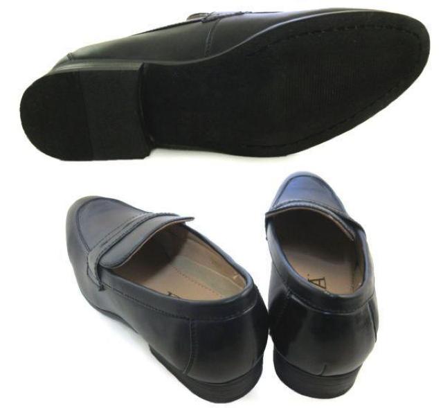 1円~C410新品AAAコインローファー27a黒♂ < 男性ファッション 1円~C410新品AAAコインローファー27a黒♂ < 男性ファッションの