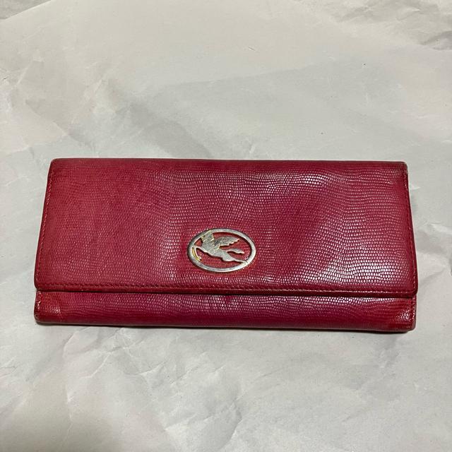 レア【ヴィンテージ】【ETRO / エトロ】 リザード / レザー 長財布 赤 < ブランド レア【ヴィンテージ】【ETRO / エトロ】 リザード / レザー 長財布 赤 < ブランドの